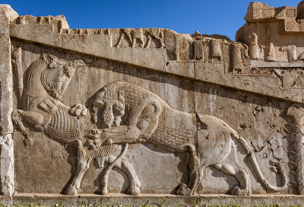 Bas-Relief Carvings at Persepolis