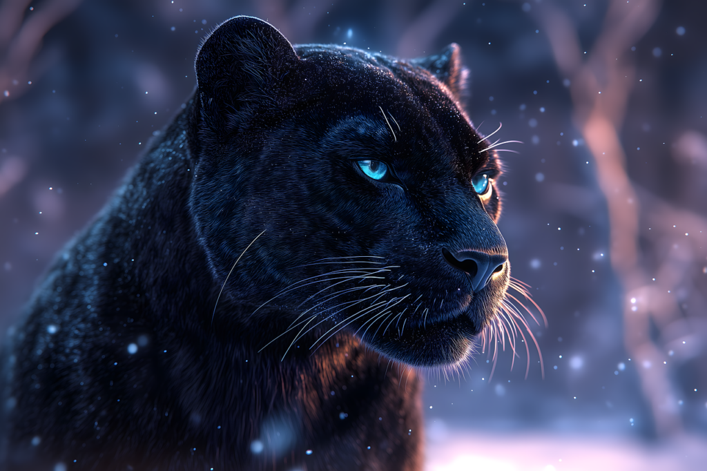 black panther, panther, feline, predator, nature, mammal, animal
