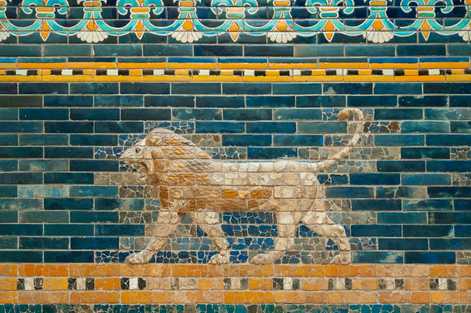 Photo by Corbin Mathias Ancient stories: lion and lion wall art