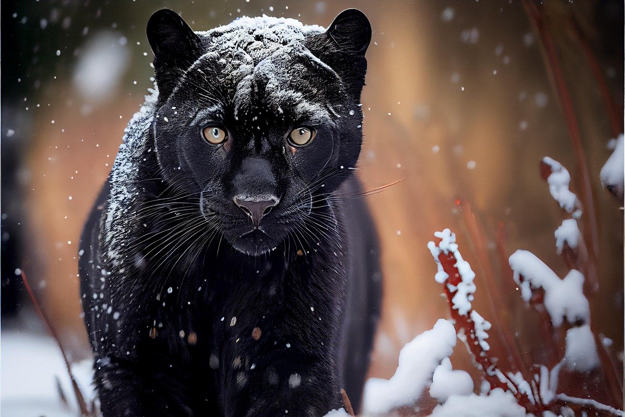 panther, black panther, feline, animal, snow, winter, cute, panther, panther, black panther, black panther, black panther, black panther, nature, black panther