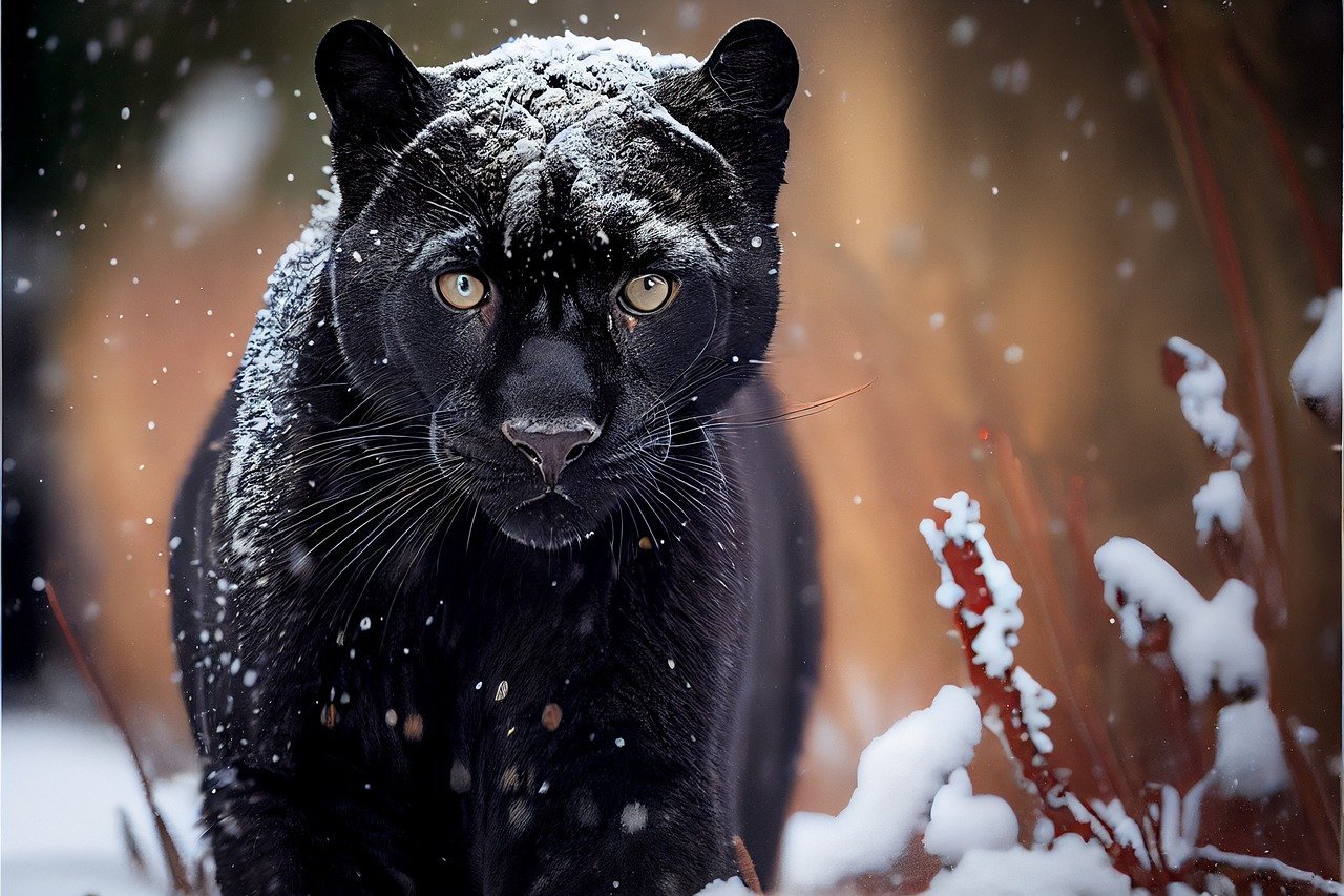 The Mysterious Roar of the Black Panther (image credits: pixabay)