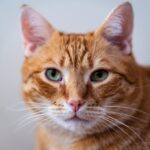 Close-up Portrait of a Ginger Tabby Cat