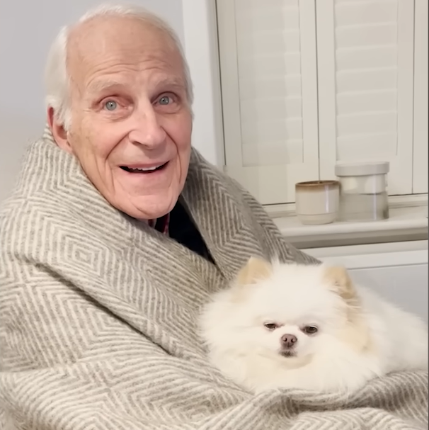 This 87-Year-Old Man Spoils His Dog Like a True Princess
