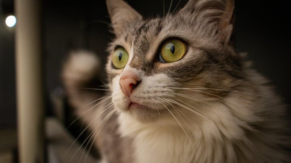 Why Does Your Cat Stare So Intensely at Absolutely Nothing?