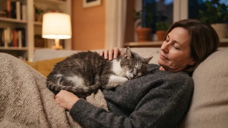 14 Things Your Senior Cat Only Ever Does Around the One Human It Trusts