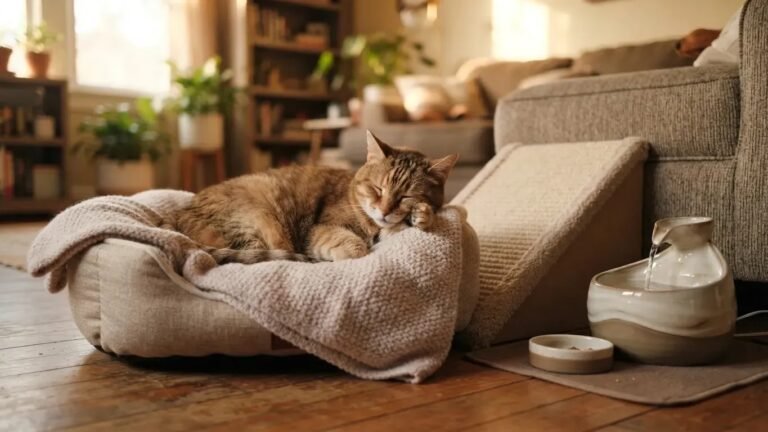 15 Expert Comforts Vets Say Mean the Most to an Aging Cat