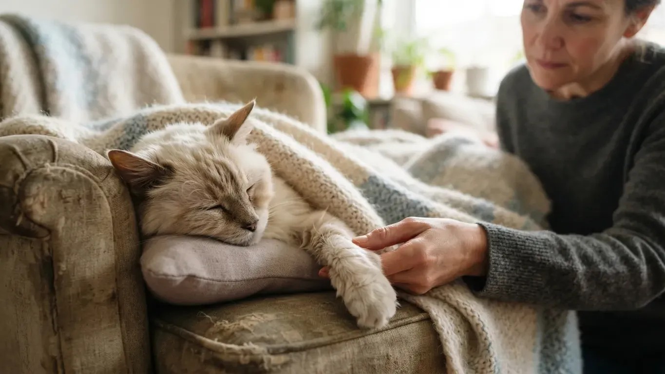 15 Tender Ways a Purebred Cat Says Goodbye That Owners Miss Completely