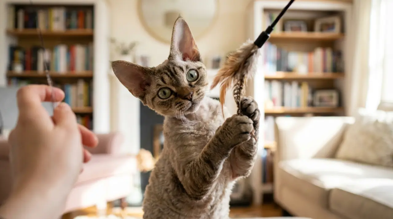 5. Devon Rex: A Pixie-Faced Expert in Play