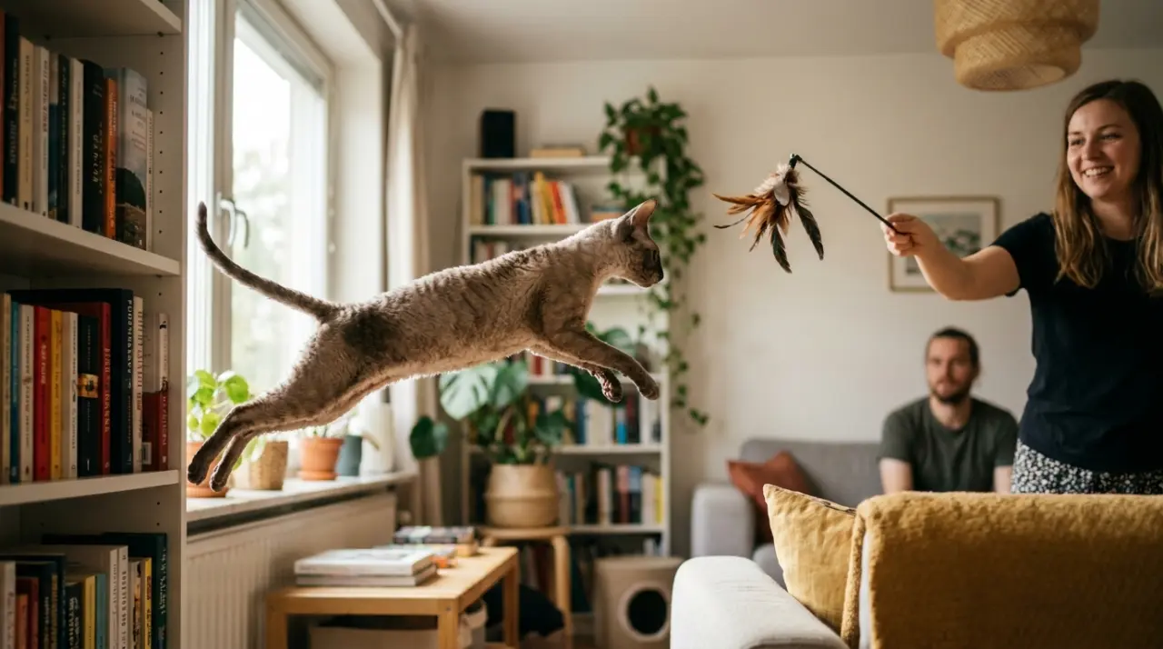 6. Cornish Rex: The Acrobatic Entertainer